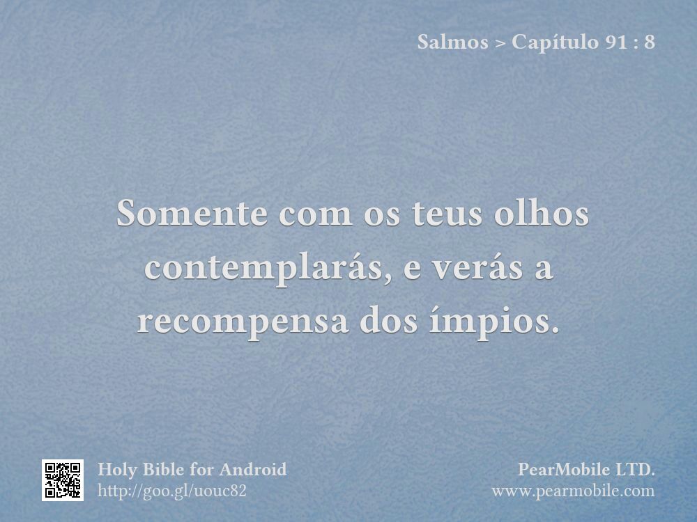 Salmos, Capítulo 91:8